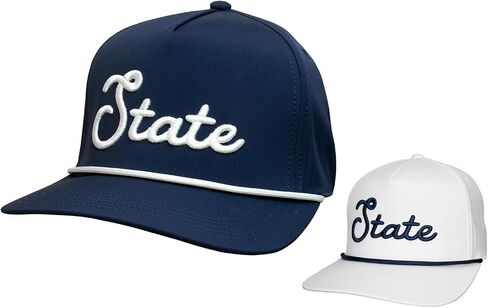 Penn State Officially Licensed Adult Legacy State Script Rope Snapback Trucker Hat in Kuwait