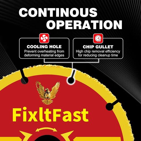 FIXLTFAST 3 Inch x 3/8 Circular Saw Blades for Wood Cutting Angle Grinder Blade for Woodworking, PVC, Rubber, Tire Cutting Discs Washer - 3 Pack in Saudi Arabia
