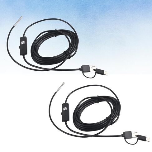 CleerView 3.9mm HD USB-C Endoscope for Android, 1280P Waterproof Borescope Camera with 6 LED Lights, 3.5M/11.5ft Flexible Cable for Pipe Inspection, Automotive, HVAC DIY in Kuwait