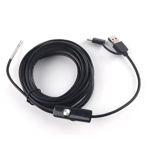 CleerView 3.9mm HD USB-C Endoscope for Android, 1280P Waterproof Borescope Camera with 6 LED Lights, 3.5M/11.5ft Flexible Cable for Pipe Inspection, Automotive, HVAC DIY in Kuwait