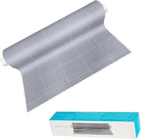 10" x 144" Silver Infused Fabric Roll, Soft Breathable Moisture Management Wrap, Skin Fold Protection Barrier, Custom Cut Design for Friction Reduction & Daily Comfort in Kuwait