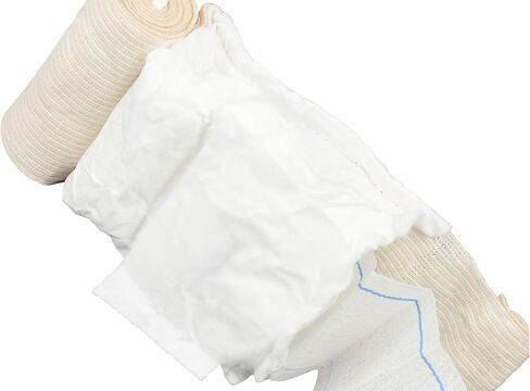 ضمادة OLAES للصدمات المرقئية مقاس 4 بوصات مع HemCon ChitoGauze PRO، مقاس 4 بوصات عرض × 7 بوصات طول × 2.5 بوصة عمق ضمادة ضغط مرقئ - تضميد جروح الطوارئ خالي من اللاتكس، حلول TacMed in Kuwait