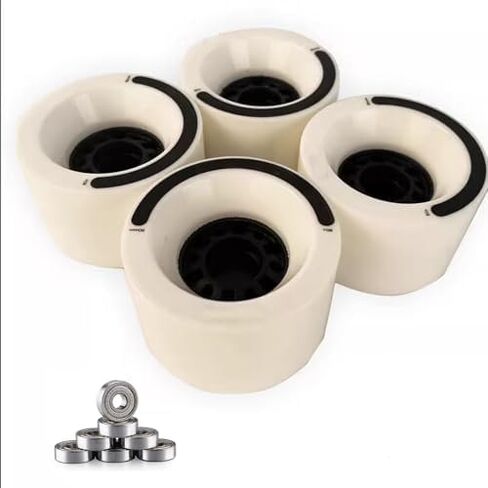 4 Pack Skateboard Wheels 80mm Downhill Longboard Wheels High Speed Maximum Grip Smooth Ride, Long-Lasting Durability in Kuwait