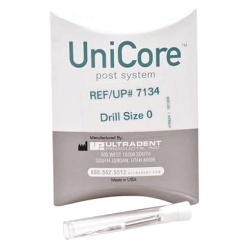 Ultradent 7134 Unicore Glass Fiber Post System مثقاب أسنان #0 أبيض 1/Pk in Kuwait