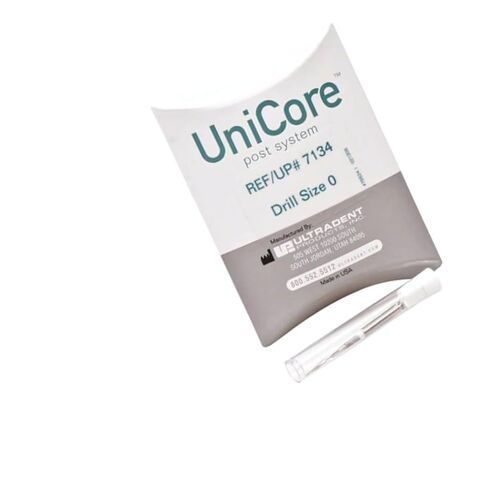 Ultradent 7134 Unicore Glass Fiber Post System مثقاب أسنان #0 أبيض 1/Pk in Kuwait