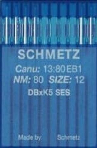 100 Schmetz DBXK5 SES Light Ball Point Needles for Commercial Embroidery Machine (Size 75/11) in Kuwait