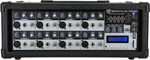 حزمة Rockville RSG12.4: (2) مكبرات صوت DJ PA مقاس 12 بوصة ثلاثية الاتجاهات بقدرة 1000 وات 4 أوم، وخلاط يعمل بـ 8 قنوات RPM85، (2) ميكروفونات معدنية ديناميكية RMM-XLR، (2) حامل ثلاثي الأرجل RVSS2، (2) RCTT1425 أسلاك TS إلى TS بطول 25 قدمًا، 9 عناصر in Kuwait