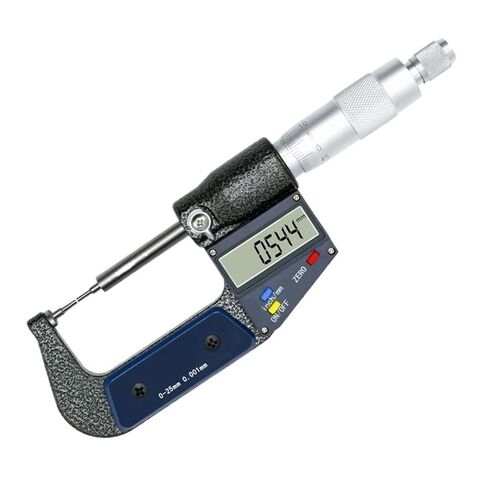 0-25mm Thin Head Digital Micrometer Electronic Small Flat Head Small Head Diameter 1mm/2mm/3mm(D.2MM) in Kuwait