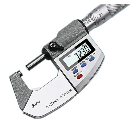 Micron Digital Micrometer IP65 Outside 0-25mm DIN863 25-50mm 0.001mm Electronic Gauge(486-104 75-100mm) in Kuwait
