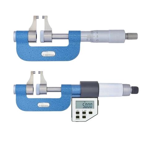 1pcs Caliper Type Micrometer Digital 0-25mm x 0.001mm, 25-50mm, 50-75mm,75-100mm(Mechanical,0-25mm) in Kuwait