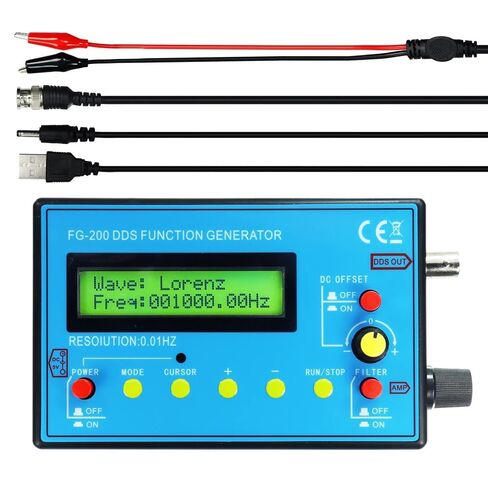 FG-200 DDS وظيفة إشارة مولد عداد التردد 0.01 هرتز - 500 كيلو هرتز وحدة المصدر شرط + مربع + سن المنشار الموجي in Kuwait
