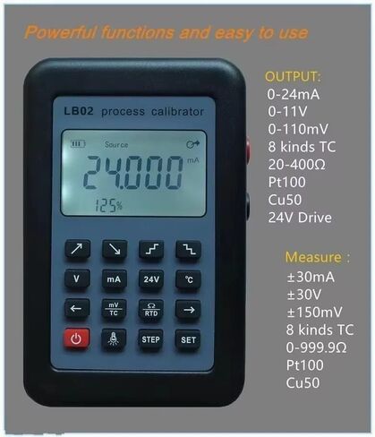 LB02 المقاومة الجهد متر 4-20mA 0-10 فولت/mV إشارة مولد مصدر الحرارية PT100 درجة الحرارة عملية معايرة تستر in Kuwait