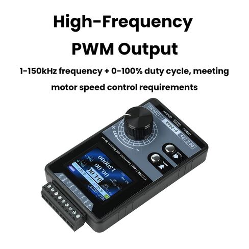 مولد إشارة نبض PWM التيار والجهد شاشة ملونة 2 بوصة 0-20mA 4-20mA 0-10V منفذ Type-C (بدون بطارية) in Kuwait