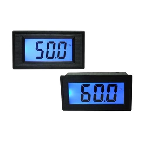 1pc YB5135FD Digital Display Electrical Hertz AC Frequency Counter Meter Indicator Tester Measure 45-65Hz Cymometer 79 * 43 * 25mm(Semi-Closed Type) in Kuwait