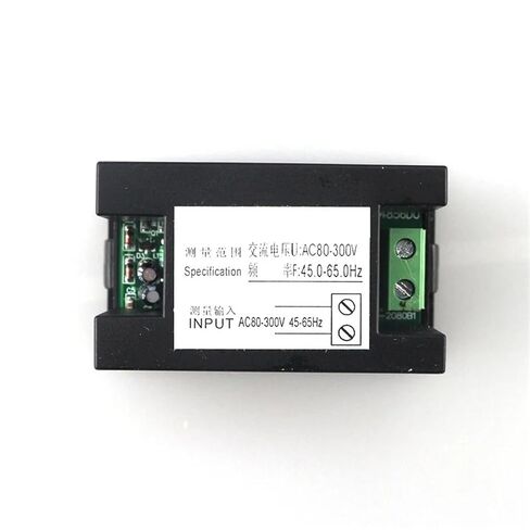 1pc AC 80-300.0V 45-65HZ 2 in 1 Digital Voltage Meter Frequency Counter Voltmeter Hertz/HZ Meter Red Led Display 50HZ 60HZ in Kuwait
