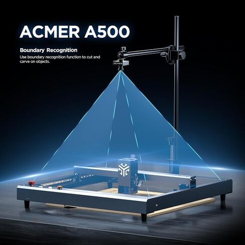 ACMER A500 LightBurn Camera for Laser Engravers, 5MP Positioning Camera, 450 x 450mm View Area, Visual Preview, Precise Positioning, for P2, P1 S PRO, S2, S2 PRO, S1 and Most Laser Engravers in Kuwait