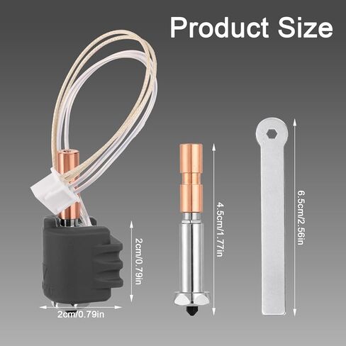 0.4mm Hotend Kit for Kobra 3 Max, Hotend Heating Assembly & Steel Integrated Throat Nozzle with Extra Silicone Case Compatible with Kobra 3 Max 3D Printer Parts Accessories in Kuwait