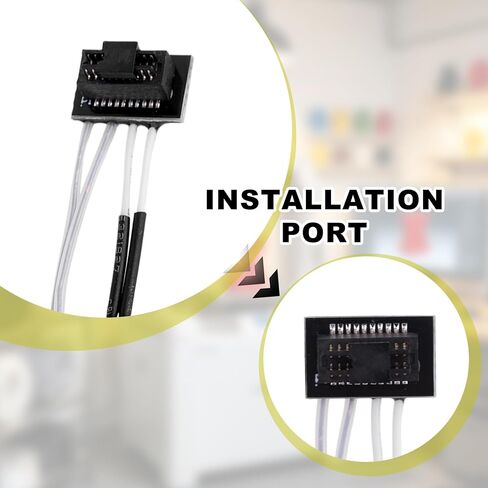 2pcs Ceramic Heater and Thermistor for Bambu Lab P1P/P1S, 300°C High-Temperature 3D Printer Thermistor with Fixing Clips Compatible with Bambu Lab P1P/P1S in Kuwait