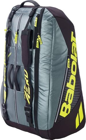Babolat Pure Aero RH x6 Tennis Bag (Metallic Grey/Black/Fluo Yellow) in Kuwait