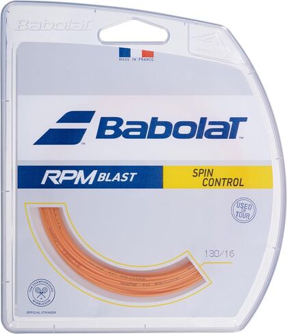Babolat RPM Blast 17g Orange Tennis String (Set) in Multipacks (1-2-4-6-8-Packs) in Kuwait