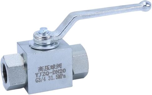 Hydraulic manual ball valve globe valve internal thread carbon steel G1/4 1/2 metric thread(3/4") in Kuwait