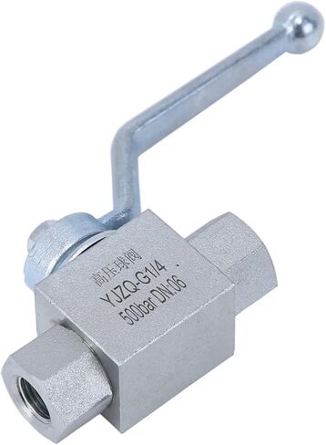 Hydraulic manual ball valve globe valve internal thread carbon steel G1/4 1/2 metric thread(3/4") in Kuwait