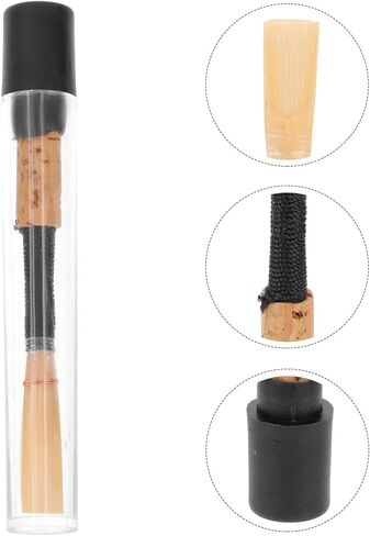 BESPORTBLE Handmade Natural Cane Oboe Reed Single Piece Oboe Accessory for Students and Professionals with Colored Thread, Wind Instrument Reed for Orchestra Use Random Color in Kuwait