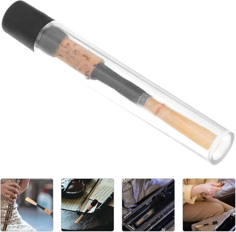 BESPORTBLE Handmade Natural Cane Oboe Reed Single Piece Oboe Accessory for Students and Professionals with Colored Thread, Wind Instrument Reed for Orchestra Use Random Color in Kuwait