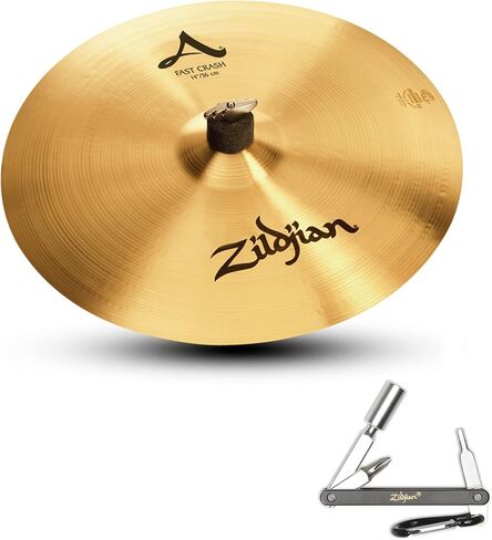 Zildjian A0264 صنج برونزي مصبوب سريع التصادم مقاس 14 بوصة مع درجة حرارة منخفضة إلى متوسطة مع ZKEY in Kuwait