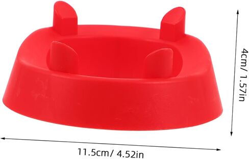 VANZACK 2pcs Soccer Display Holder and Rugby Kicking Tee Stand Rack for Youth and Adults for Practice and Decoration Red in Kuwait