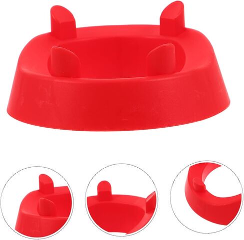 VANZACK 2pcs Soccer Display Holder and Rugby Kicking Tee Stand Rack for Youth and Adults for Practice and Decoration Red in Kuwait