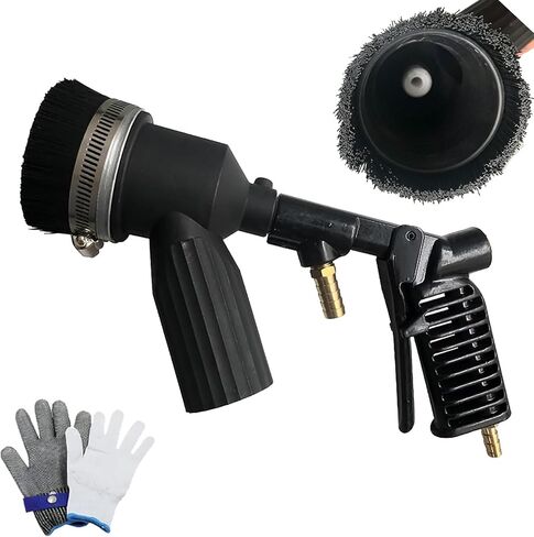 Hand Held Pneumatic Sandblaster, Vacuum Sandblaster Gun Kit,with Ceramic Nozzle, Powerful Cleaning,for Home/Professional Tasks in Kuwait