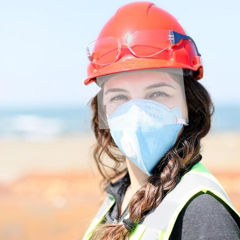 LIFKOME قطعتان من العدسات البديلة لغطاء السفع الرملي مع تقنية مكافحة الضباب وتحديد المواقع المستقرة، عدسة خارجية واقية من الزجاج العضوي لتطبيقات السفع الرملي واللحام in Kuwait