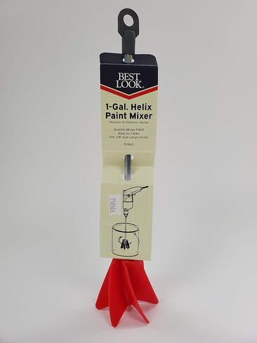 Superclear Helix Drill Mixer for Epoxy, Resin, and Paint, Gallon Size Paddle Attachment Fits Standard Drills, Stainless Steel Shaft for Clean Consistent Mixing in Kuwait