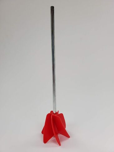 Superclear Helix Drill Mixer for Epoxy, Resin, and Paint, Gallon Size Paddle Attachment Fits Standard Drills, Stainless Steel Shaft for Clean Consistent Mixing in Kuwait