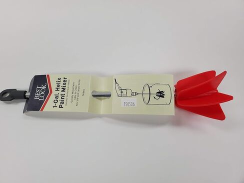 Superclear Helix Drill Mixer for Epoxy, Resin, and Paint, Gallon Size Paddle Attachment Fits Standard Drills, Stainless Steel Shaft for Clean Consistent Mixing in Kuwait