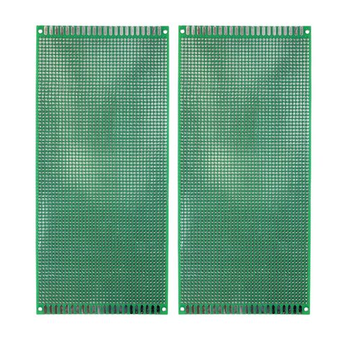 MTCELL 5 Pack Universal PCB Protoboard Protoboard 2.54 مم (0.1 بوصة) درجة 8x12 سم FR-4 لوح من الألياف الزجاجية مع HASL على الوجهين لحام ومشروعات إلكترونيات Arduino DIY in Saudi Arabia