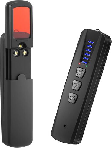 Camera Detector, Hidden Anti-Spy Camera Finder RF Signal & WiFi Scanner Hidden Devices Detector for GPS Trackers, 4 Modes for Hotel, Bathroom, Office, Car Travel Security-Brown in Saudi Arabia