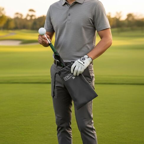 Retractable Golf Swing Trainer Aid with Grip Arm Band for Right -Handed Golfers, Grip Tempo Trainer, Click Feedback, Arm Correction Training Aid for Indoor Outdoor, Golf Practice Stick for Men in Kuwait