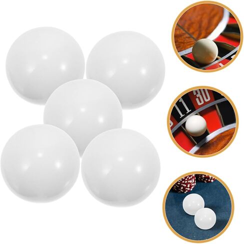 Abaodam 5Pcs Roulette Wheel Beads Elegant Game Props for Enhanced Excitement Roulette Play for Wheels for Game Night and Parties in Kuwait