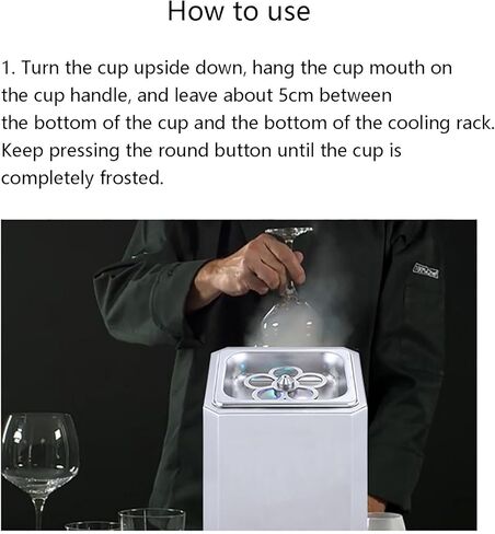 Glass Chiller, Mini Glass Froster Maker, The Cup Can Be Quickly to -45°C, Cup Chiller, Instant Chill Cups and Glasses Cocktail, Beer, Mixed Drinks in Kuwait