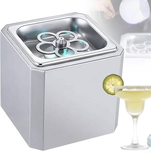 Commercial Glass Chiller - Electric Cup Froster, for Bar Use, Rapid -45°C Cooling, Stainless Steel, for Various Cup Types in Kuwait