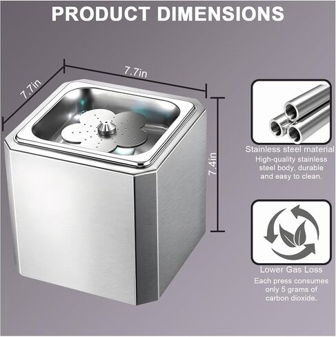 Chill The Glasses Instantly, 6s Quick Cooling Chill Commercial Pressing Glass Chiller, Instant Rapid Fast Drink Chiller, for Bar Restaurant Kitchen in Kuwait