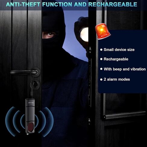 NuBits Hidden Camera Detectors,Spy Camera Finder,Portable Hidden Bug and Camera Detector,5 Levels Sensitivity 6 Modes,Wireless Rechargeable for Home,Car,Office,Hotel,Travel, 1 Pack in Saudi Arabia