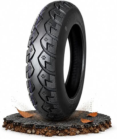 إطار دراجة 14x3.0، إطار بديل 14x3.00، القطر الخارجي 14 بوصة عرض 3.0 بوصة، هيكل نايلون 8PR، سعة تحميل 352 رطل، 300 كيلو باسكال، مداس ثقيل للاستخدام في المناطق الحضرية والطرق الوعرة، 14x3 in Kuwait