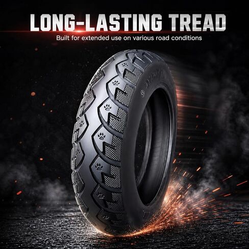 إطار دراجة 14x3.0، إطار بديل 14x3.00، القطر الخارجي 14 بوصة عرض 3.0 بوصة، هيكل نايلون 8PR، سعة تحميل 352 رطل، 300 كيلو باسكال، مداس ثقيل للاستخدام في المناطق الحضرية والطرق الوعرة، 14x3 in Kuwait
