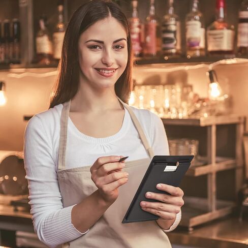 Henoyso مقدم فحص للمطاعم، حامل شيك، حامل فاتورة الضيوف، صواني طرفية للمطاعم والحانات ومستلزمات الفنادق (50 قطعة) in Kuwait