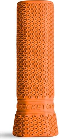 ROCKETGRIP الأخطبوط Padel Grip مع قضيب - قبضة مضرب Padel سيليكون ناعمة - قاعدة مبطنة ومقاومة للعرق لمضرب المجداف - ملحقات Padel المخففة للاهتزاز (برتقالي) in Kuwait