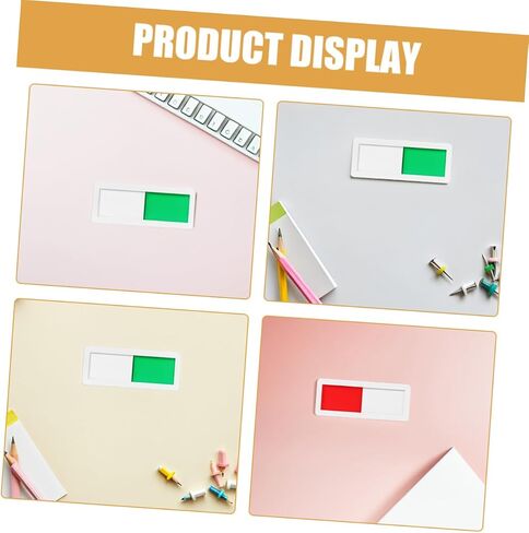 Homoyoyo 3pcs Restroom Sign for Home Privacy Signs for Door Acrylic Hotel Door Self-adhesive Vacant Occupied in Kuwait