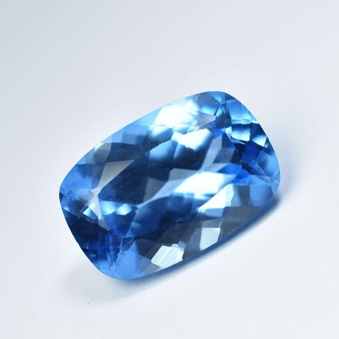 16.8 Ct Natural Cushion Cut Rare Blue Sapphire AA+ Certified Genuine Gemstone in Kuwait